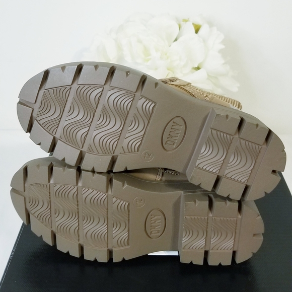 DKNY Stassi Menia Embellished Rhinestones Combat Boots - Picture 12 of 13